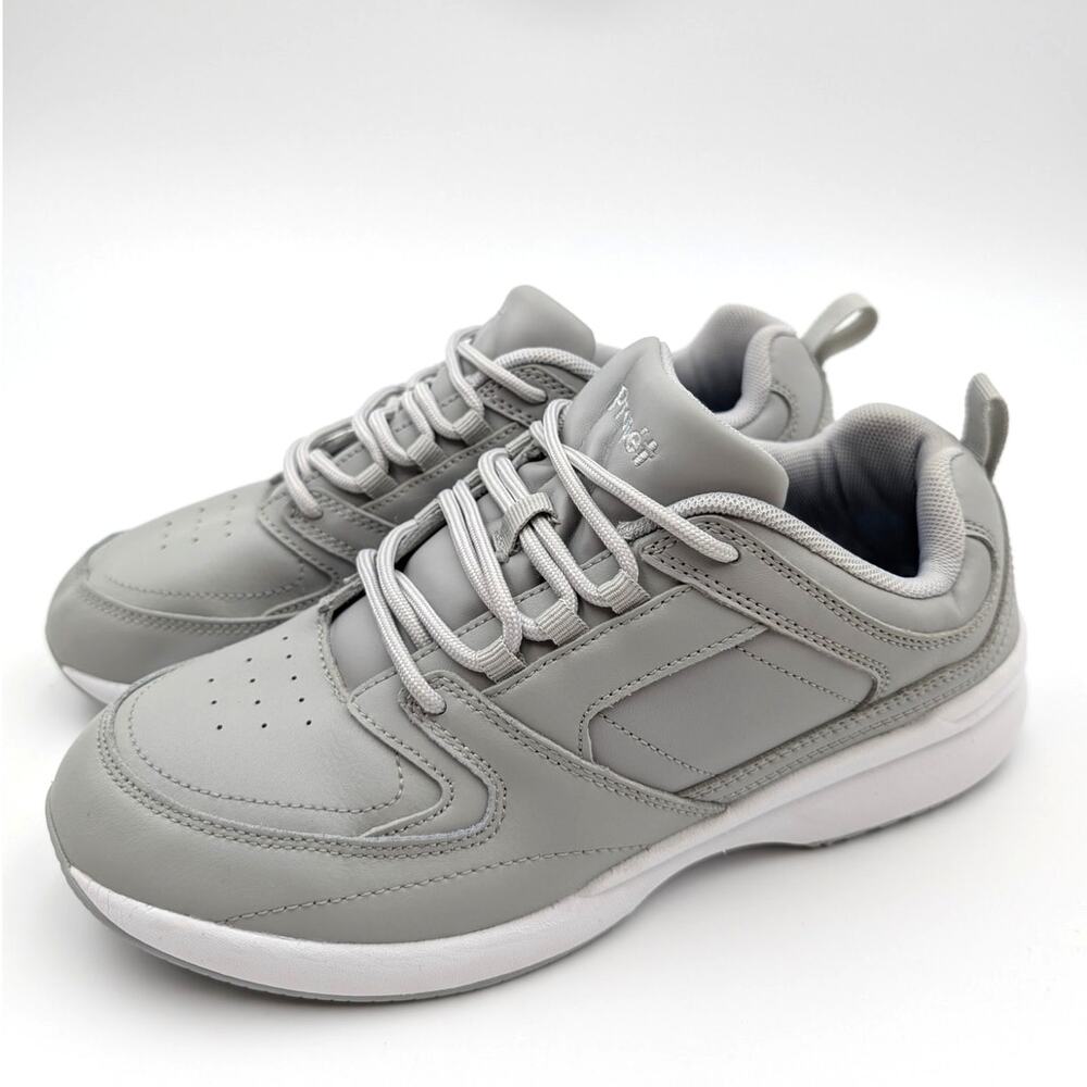 Propet Lifewalker Sport Walking Shoes Women's Gray/White Size US8 EU38.5